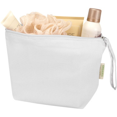 Logo trade promotional product photo of: Odisha 180 g/m² OCS organic large accessory pouch 3L