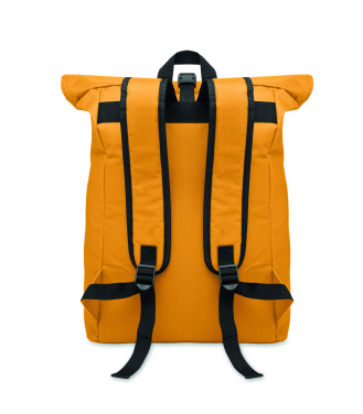 Logo trade business gift photo of: 600Dpolyester rolltop backpack