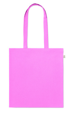 Logo trade promotional item photo of: Recycled cotton shopping bag
