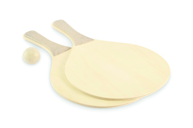 Logo trade promotional giveaways picture of: Beach racket set