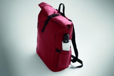 Logo trade business gift photo of: Rolltop laptop rucksack 600D