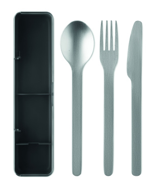 Logo trade business gift photo of: Stainless steel cutlery set