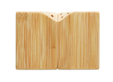 Logotrade promotional merchandise photo of: Bamboo salt & pepper set
