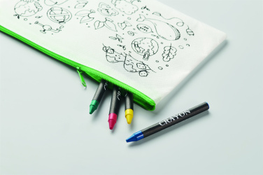 Logotrade business gift image of: Pencil case with 4 crayons