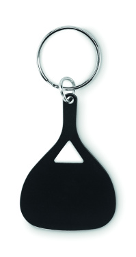 Logo trade promotional gifts image of: Aluminium key ring