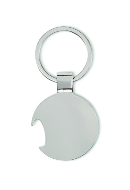 Logo trade promotional products image of: Football keyring with opener