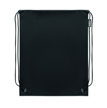 Logo trade promotional gift photo of: Drawstring bag RPET non-woven