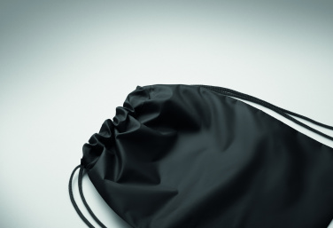 Logo trade advertising products image of: Kids drawstring bag 190T RPET