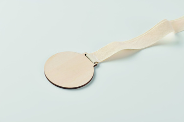 Logo trade promotional merchandise picture of: Wooden medal