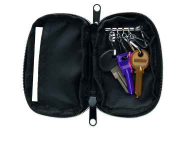 Logo trade promotional merchandise image of: Key case in 300D RPET