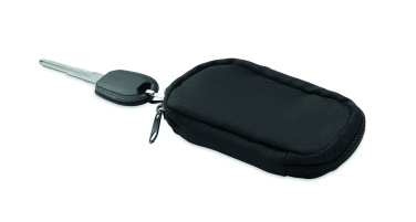 Logo trade promotional giveaways image of: Key case in 300D RPET