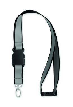 Logotrade advertising product picture of: Reflective RPET lanyard