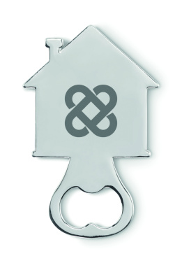 Logotrade corporate gift image of: House shape bottle opener