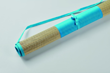 Logo trade promotional gifts image of: Natural straw beach mat