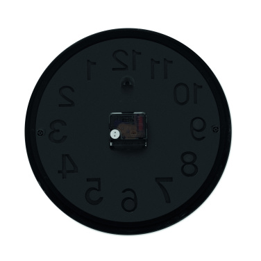 Logo trade promotional gifts image of: Wall clock in PP