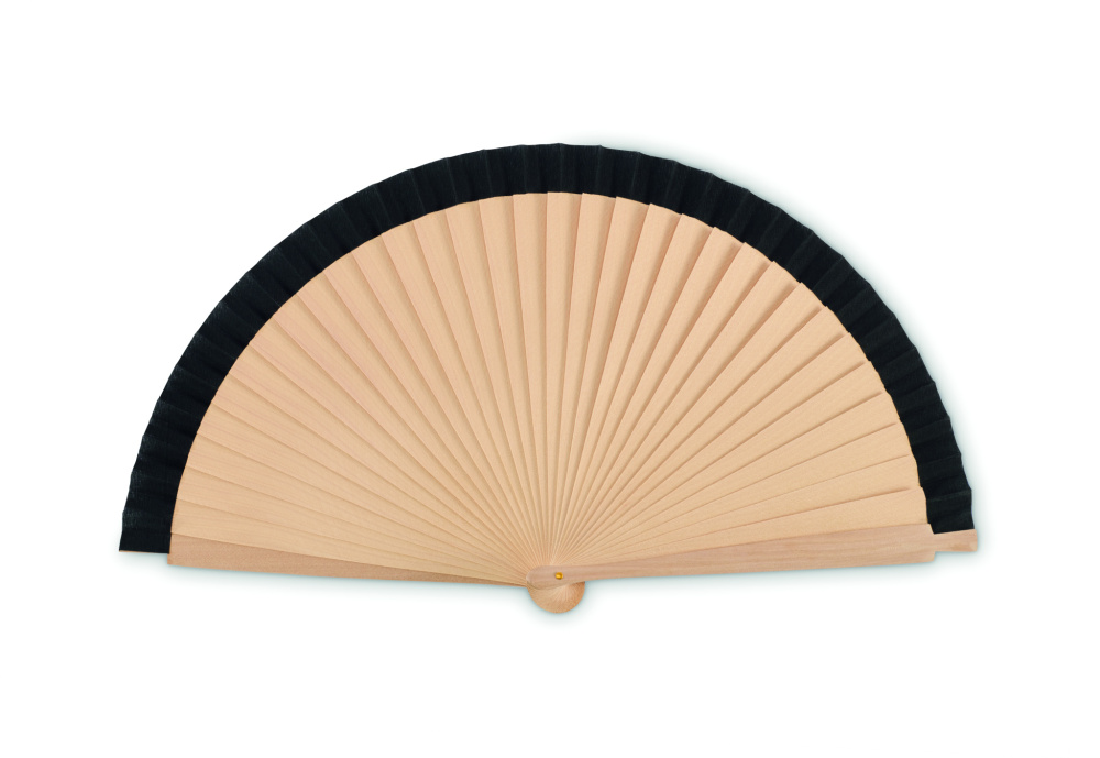 Logotrade corporate gift image of: Wooden hand fan