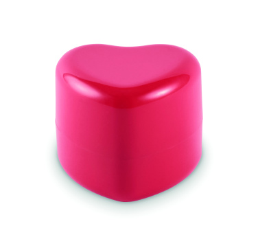 Logo trade advertising products picture of: Heart shape vegan lip balm