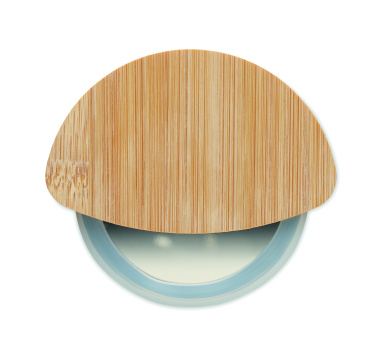 Logo trade corporate gifts picture of: Round bamboo pizza cutter