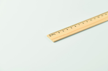 Logotrade promotional merchandise picture of: Wooden ruler 20cm