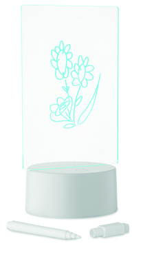 Logotrade promotional giveaway image of: Light-up LED memo board