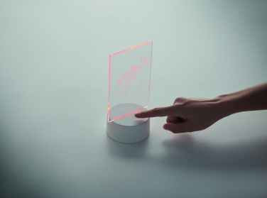 Logotrade promotional gift picture of: Light-up LED memo board