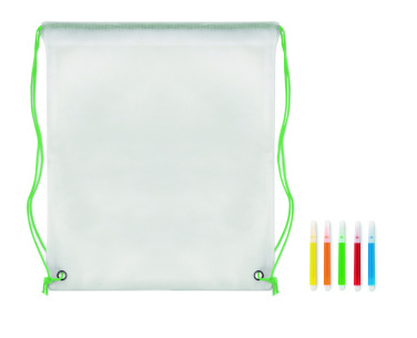 Logotrade promotional item image of: Non woven kids bag with pens