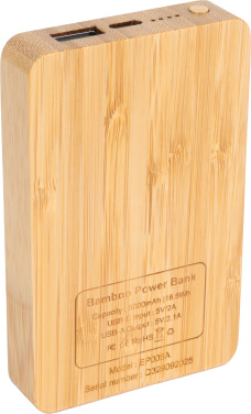 Logotrade promotional gift picture of: Power Bank 5000 mAh with illuminated logo