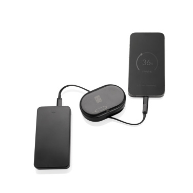 Logotrade promotional giveaways photo of: Chargevix RCS rplastic Multi-functional 60W charging set