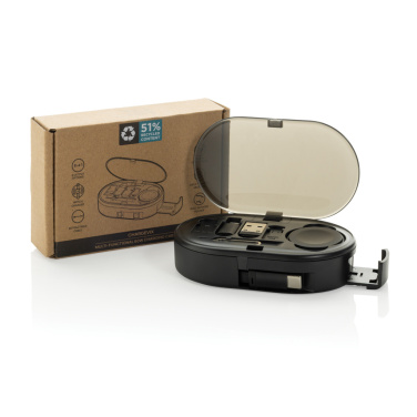 Logotrade promotional gift picture of: Chargevix RCS rplastic Multi-functional 60W charging set