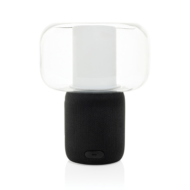Logo trade promotional gifts picture of: Lux RCS recycled plastic 10W speaker lamp