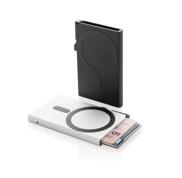 Logo trade promotional items image of: Standard aluminium RFID magnetic phone cardholder