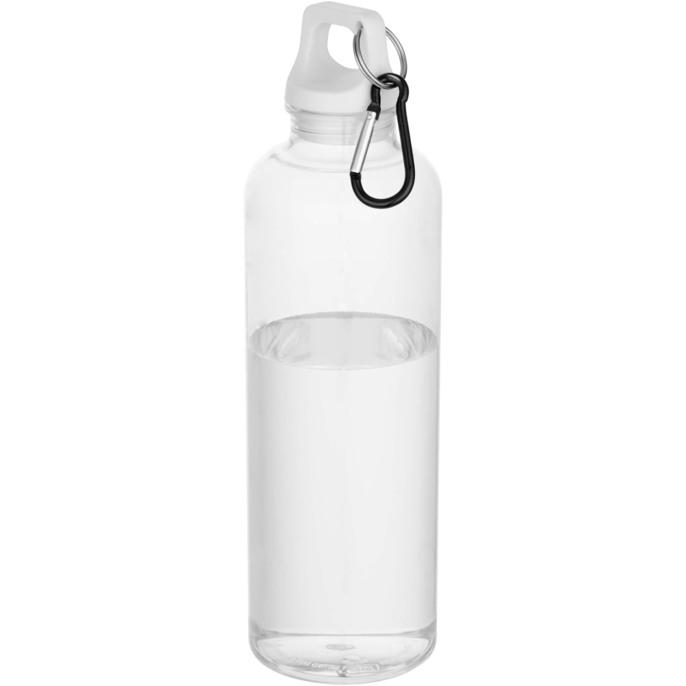 Logotrade promotional merchandise picture of: Oregon 750 ml RCS recycled plastic water bottle with carabiner