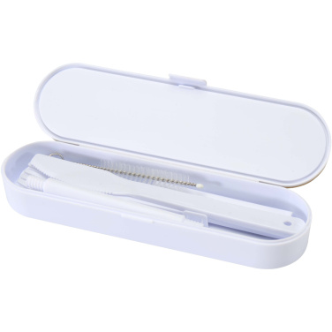 Logo trade promotional items image of: Runa cutlery set with bamboo lid