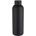 Spring 750 ml RCS recycled single wall stainless steel water bottle, Black