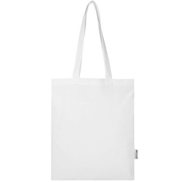 Logotrade advertising products photo of: Peru Blend 180 g/m² GRS recycled cotton tote bag 7L