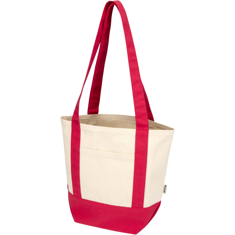 Logotrade promotional product image of: Sam 320 g/m² GRS recycled mini cotton tote bag