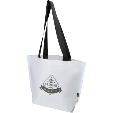 Logo trade corporate gifts image of: Duo GRS recycled double-laminated tote bag 18L
