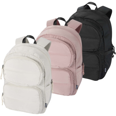 Logotrade promotional merchandise picture of: Puffer 15.6" GRS recycled laptop backpack 18L