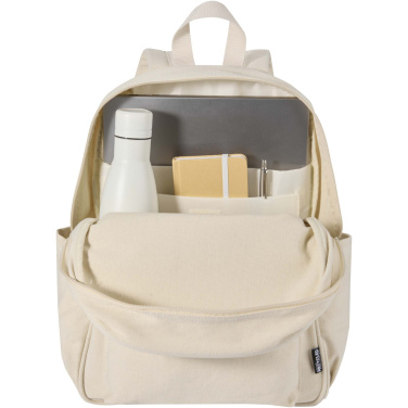 Logotrade promotional giveaway image of: Recanvas 15.6” GRS recycled city backpack 16L