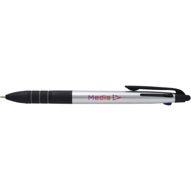 Logotrade advertising product picture of: Trine 3-ink RCS recycled ballpoint pen with stylus
