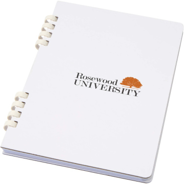 Logotrade promotional item picture of: Fil A5 hard cover RCS recycled spiral notebook