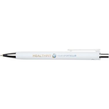 Logotrade promotional item picture of: Feld RCS recycled ballpoint pen with metallic finish (black ink)