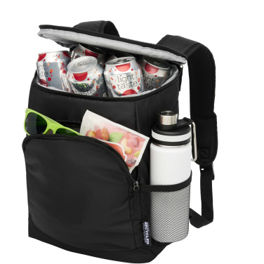 Logo trade promotional giveaway photo of: Chillpack 18-can GRS recycled cooler backpack 16L