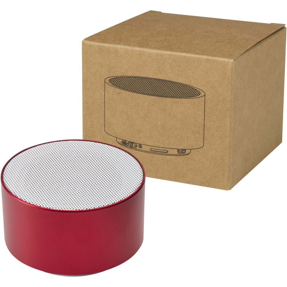 Logo trade promotional gift photo of: Ankaa 3W recycled aluminium wireless Bluetooth® speaker