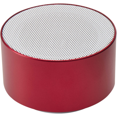 Logo trade promotional products image of: Ankaa 3W recycled aluminium wireless Bluetooth® speaker