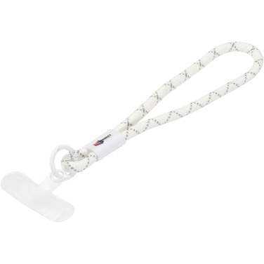 Logo trade promotional gifts image of: Arich recycled plastic smartphone wristband