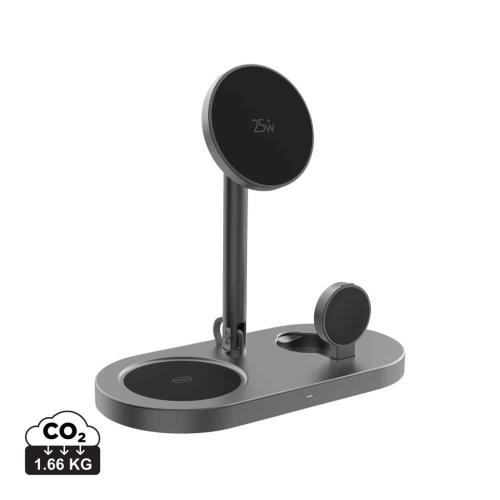 Logo trade promotional items image of: Quantum RCS ultra-fast 25W Magnetic desk wireless Charger