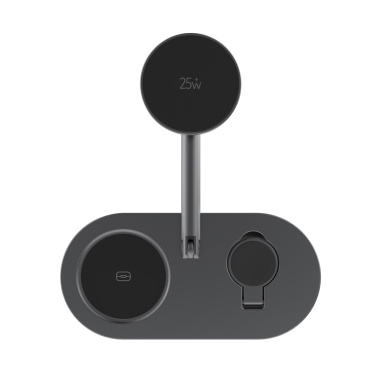 Logo trade corporate gifts image of: Quantum RCS ultra-fast 25W Magnetic desk wireless Charger