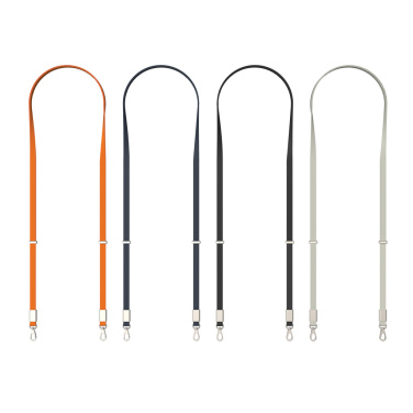 Logotrade promotional gift image of: Nivo RCS recycled PET Crossbody lanyard