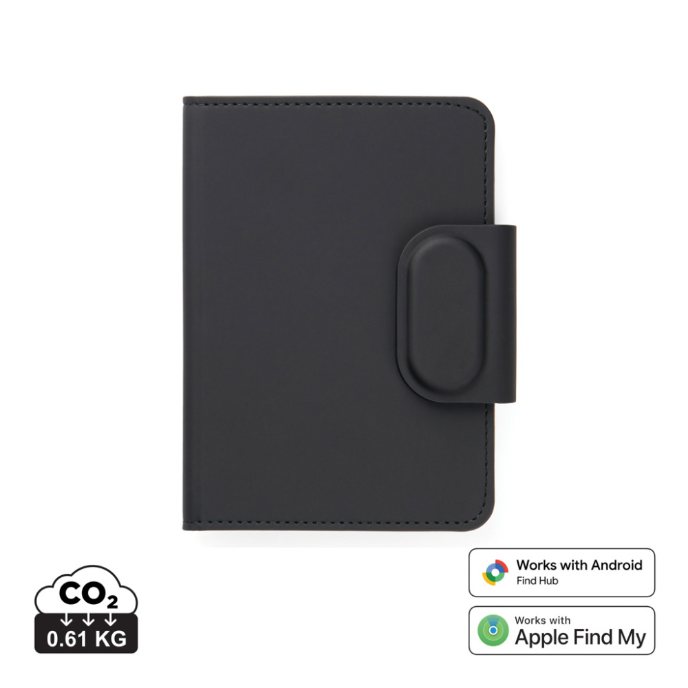 Logo trade promotional items picture of: VINGA Baltimore RCS Passport Cover With Finder Dual